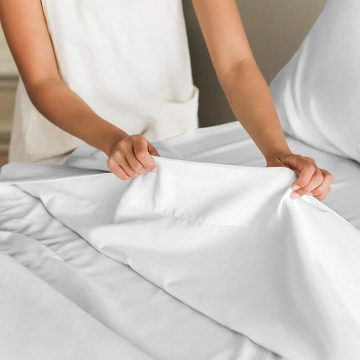 linen bedsheets